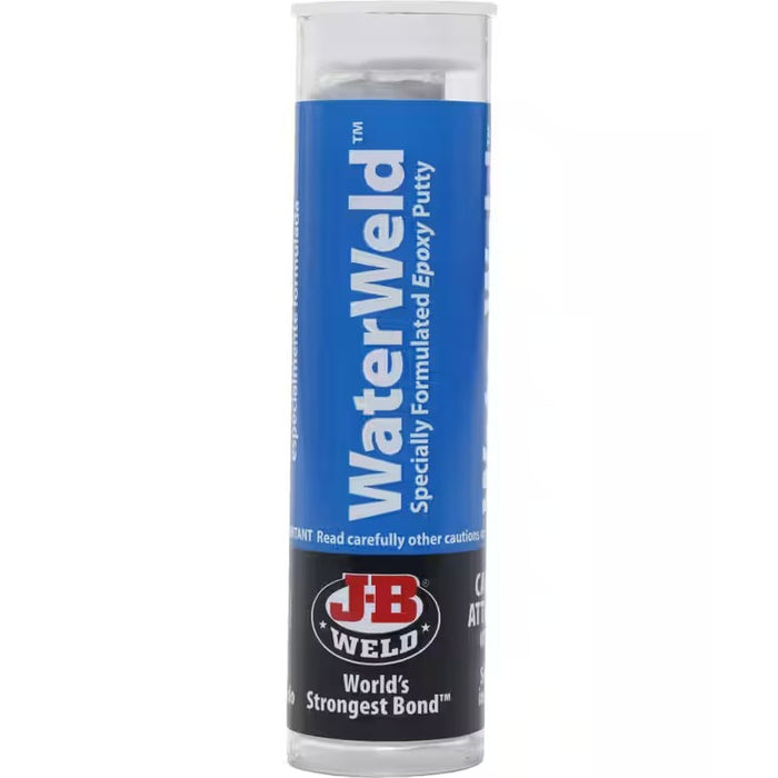 JB Weld Ultra Bond Waterweld Epoxy Putty Stick, Off-White, 57-g