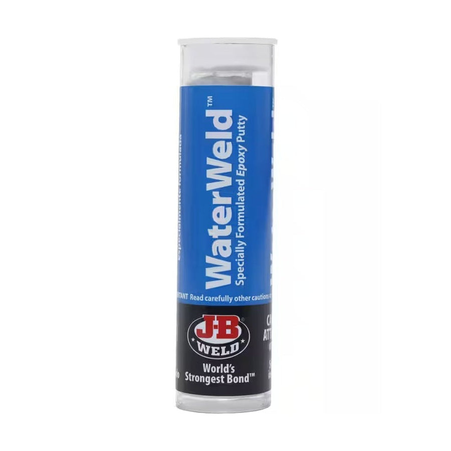 JB Weld Ultra Bond Waterweld Epoxy Putty Stick, Off-White, 57-g