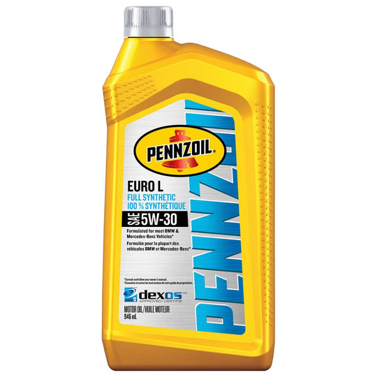550052834 Pennzoil Platinum Euro Synthetic Motor Oil, 946-mL