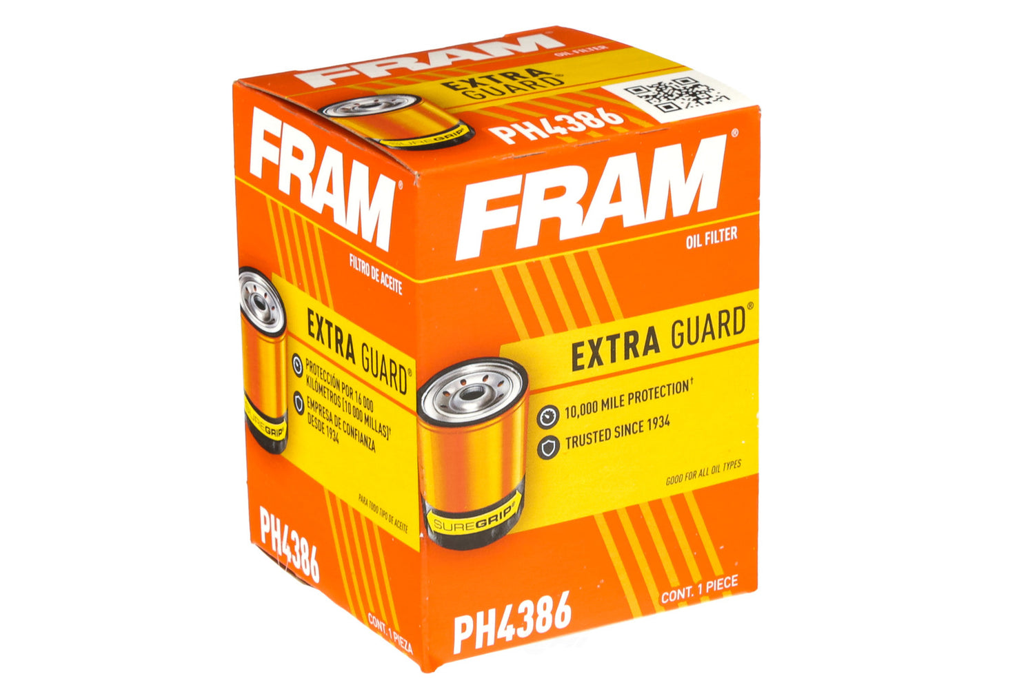 PH4386 FRAM Extra Guard Oil Filter — Partsource