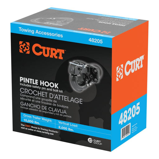 48205 Pintle Hook (10,000 lbs., 2-1/2 or 3 Lunette Rings)
