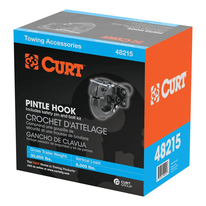 48215 Pintle Hook (30,000 lbs., 2-1/2 or 3 Lunette Rings)