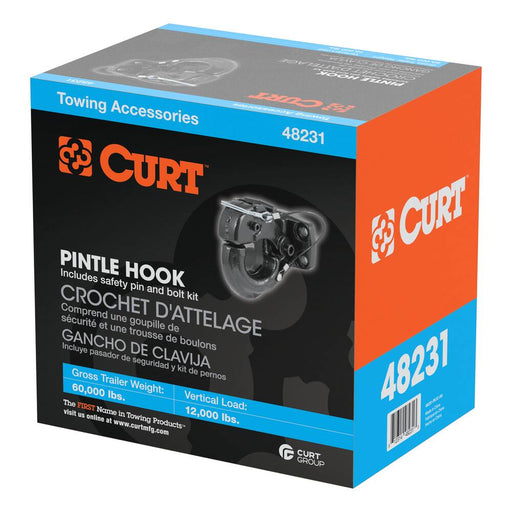 48231 Pintle Hook (60,000 lbs., 2-1/2 or 3 Lunette Rings)