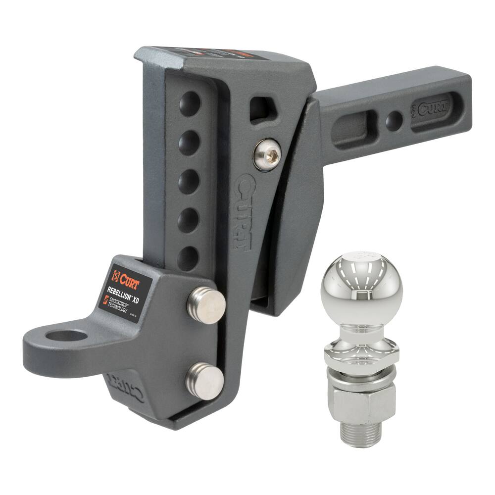 45980 Rebellion XD Adjustable Cushion Hitch (2-5/16 Ball, 2 Shank)