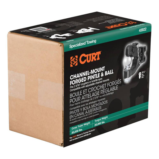 45922 Replacement Channel Mount Ball & Pintle Hitch (20,000 lbs.)