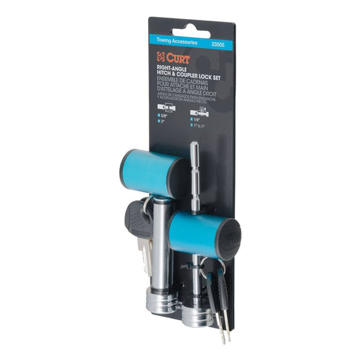 23505 Right-Angle Hitch & Coupler Lock Set (2 Receiver)