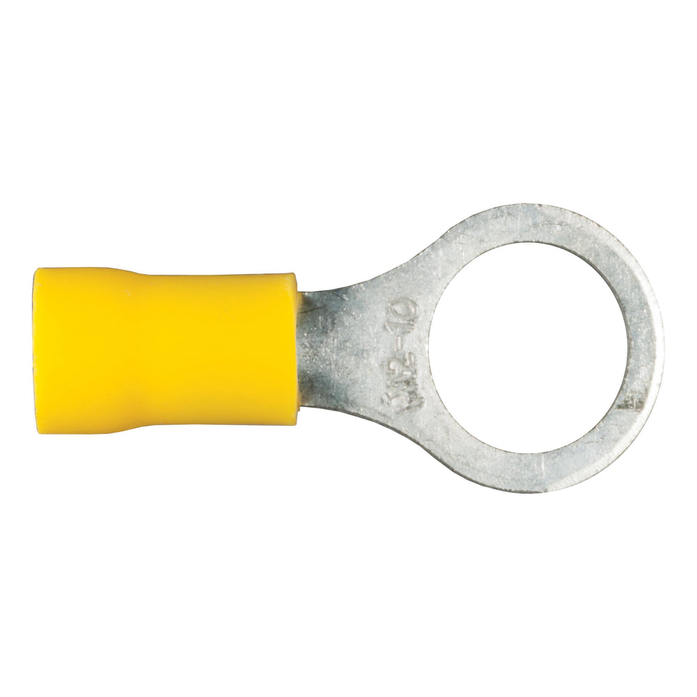 59538 Ring Terminals (12-10 Wire Gauge, 3/8 Stud Size, 100-Pack)