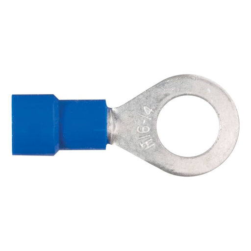 59522 Ring Terminals (16-14 Wire Gauge, 1/4 Stud Size, 100-Pack)