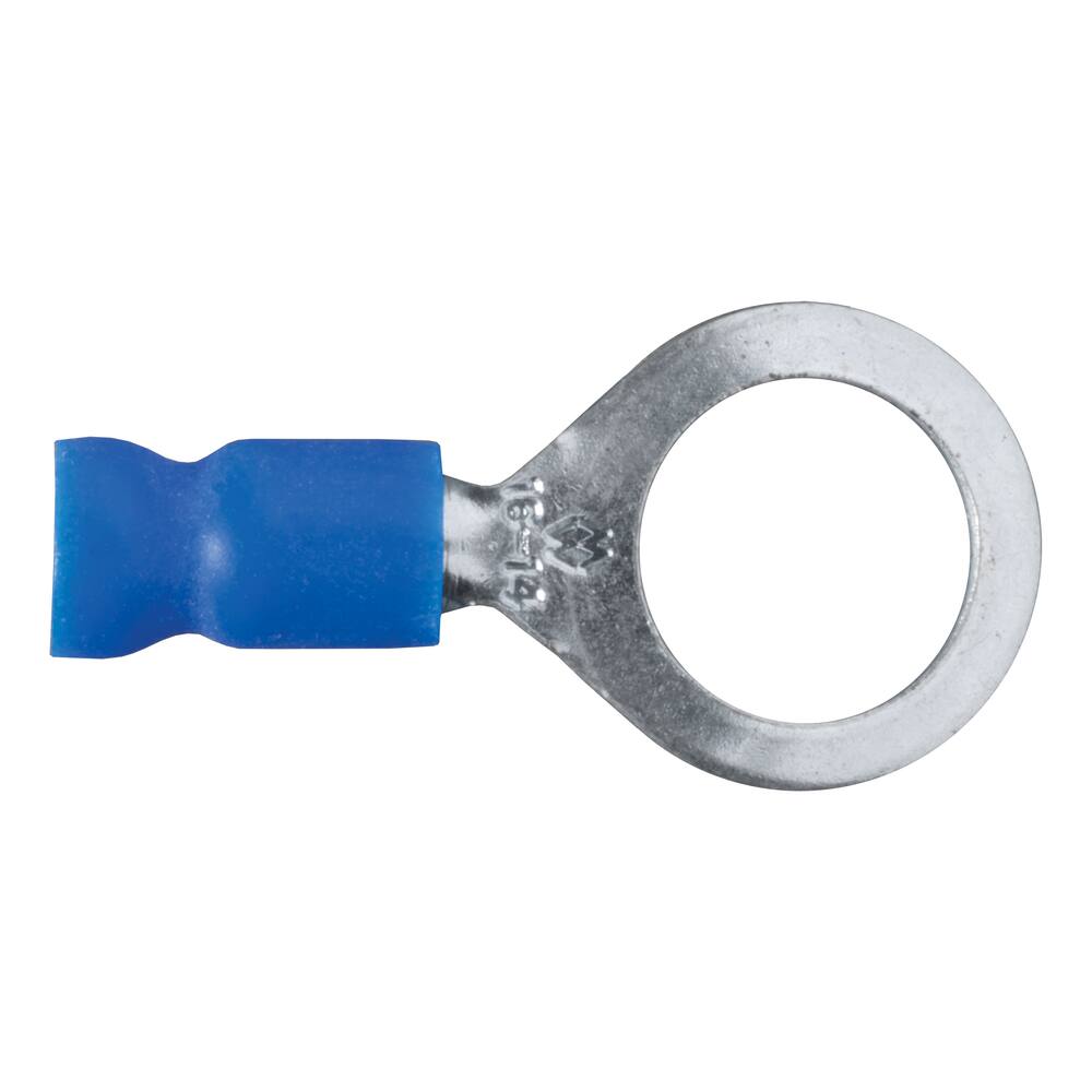 59523 Ring Terminals (16-14 Wire Gauge, 3/8 Stud Size, 100-Pack)
