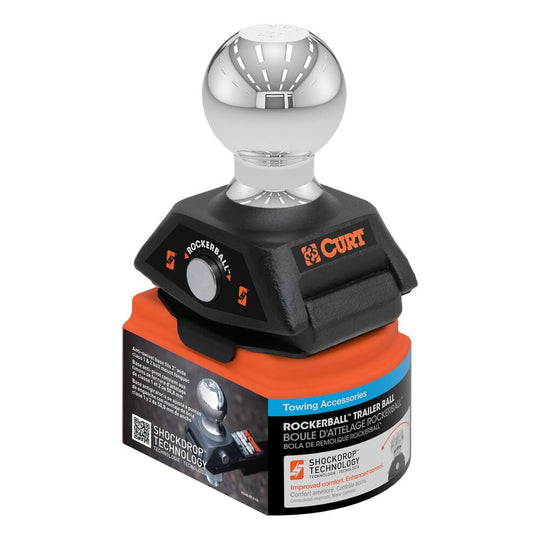 40246 RockerBall 2 Cushion Hitch Trailer Ball (3/4 Shank, 3.5K lb)