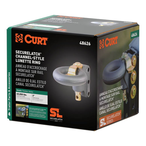 48626 SecureLatch Channel-Style Lunette Ring (40,000 lbs., 3 ID)