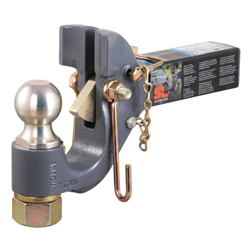 48406 SecureLatch Receiver-Mount Ball & Pintle Hitch 2 Shank, 14K