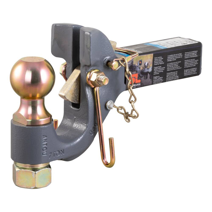 48407 SecureLatch Receiver-Mount Ball & Pintle Hitch 2 Ball, 14K