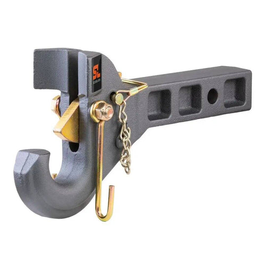 48405 SecureLatch Receiver-Mount Pintle Hook (2-1/2, 3 Lunette)
