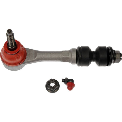 SL81035RD PROSERIES XD Stabilizer Bar Link Kit featuring a red dust boot, an included nut, and grease fitting against a white background.