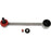 A SL90510RD PROSERIES XD Stabilizer Bar Link Kit featuring red bushings, a black nut, a smaller black bolt, and a red cap positioned beneath it.