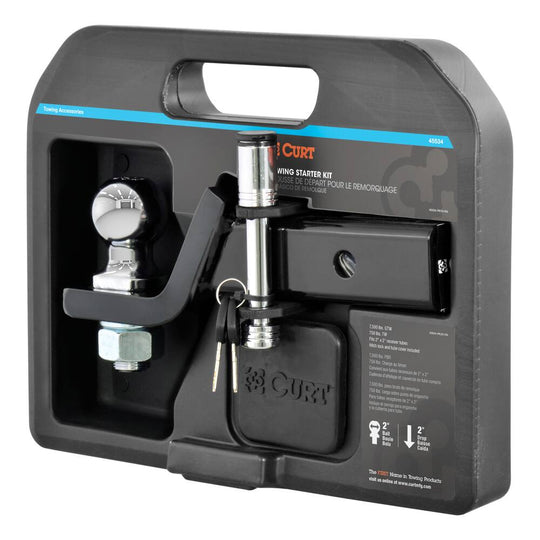 Towing Starter Kit with 2 Ball (2 Shank, 7500 lb, 2 Drop)