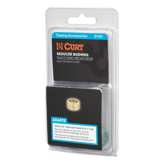 21101 Trailer Ball Reducer Bushing (From 1 to 3/4 Stem, Packaged)