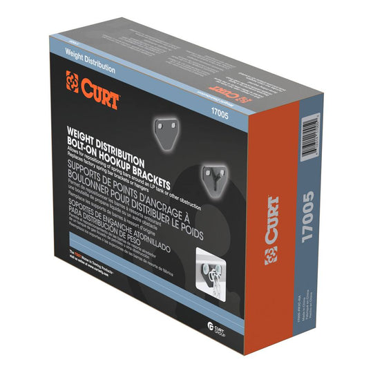 17005 Weight Distribution Bolt-On Hookup Brackets (2-Pack)
