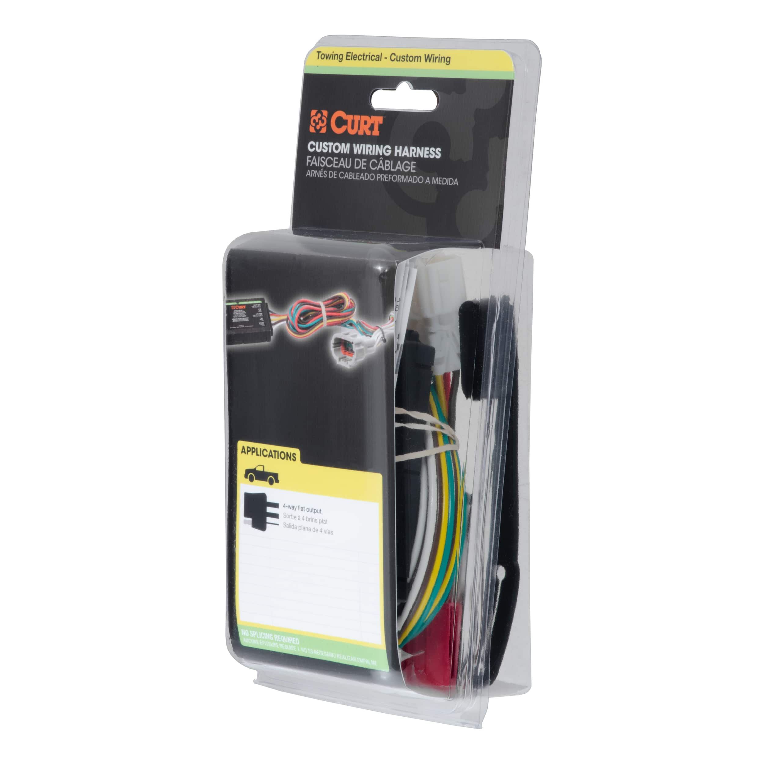 55375 Custom Wiring, 4-Way Flat, Select Taurus, Sable Sedan